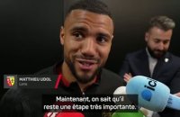 Lens - Udol : "Maintenant, on veut le trophée"