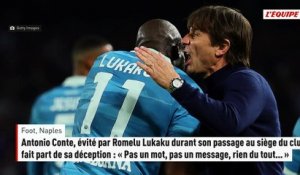 Antonio Conte, évité par Romelu Lukaku, fait part de sa déception : « Pas un mot, pas un message, rien du tout... » - Foot - Serie A