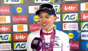 Liège-Bastogne-Liège Femmes 2026 - Kasia Niewiadoma en interview d'après-course