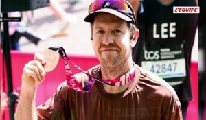 Sebastian Vettel a couru son premier marathon en moins de trois heures à Londres - F1 - Athlé - Marathon de Londres