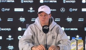 Mutua Madrid Open 2026 - Jannik Sinner : "J’ai entendu parler des nombreux forfaits..."