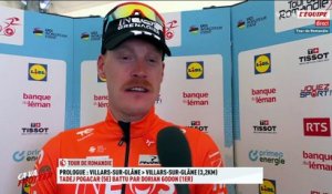 Dorian Godon, vainqueur du prologue : « Pogacar a pris moins de risques » - Cyclisme - Tour de Romandie
