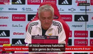 Benfica - Mourinho dément tout contact avec le Real Madrid