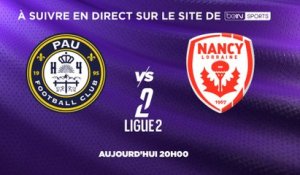 LIVE - Suivez en DIRECT le match PAU - NANCY
