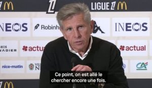 Nice - Puel se satisfait de ce point contre Lens et de la solidarité affichée