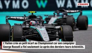 Kimi Antonelli remporte le Grand Prix de Miami devant Lando Norris et Oscar Piastri et signe un 3e succès d'affilée - F1 - GP de Miami