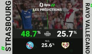 Conférence Ligue - Strasbourgs vs Rayo, les prédictions d’Opta