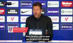 Atlético - Simeone : “Les joueurs ont réalisé une saison remarquable”