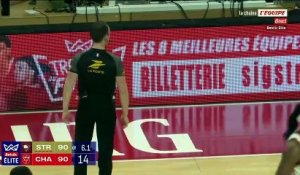 La fin de match à suspense entre Strasbourg et Chalon - Basket - Betclic Élite