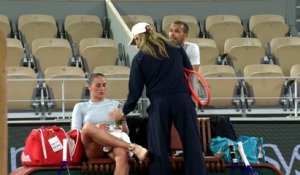 Roland-Garros 2026 - Marta Kostyuk à l'entrainement à Roland-Garros lundi 18 mai