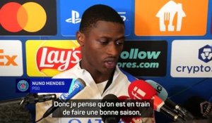 PSG - Nuno Mendes met en avant Luis Enrique