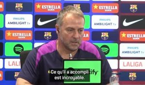 Barça - Flick : "Ce qu'a accompli Guardiola est incroyable"