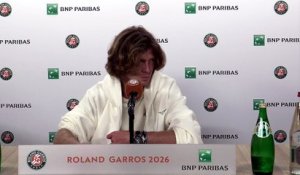 Roland-Garros 2026 - Andrey Rublev avant de débuter son Roland-Garros