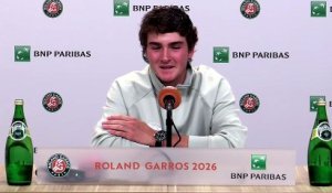Roland-Garros 2026 - Joao Fonseca avant de débuter son Roland-Garros