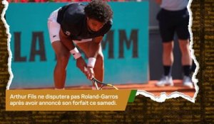 Roland-Garros - Fils annonce son forfait !