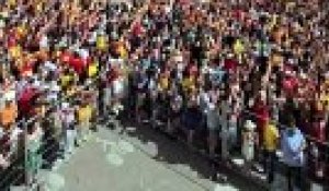 « Les Corons » scandé à plein poumons par les supporters lensois - Foot - Coupe de France - Lens