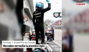 George Russell signe la pole du Grand Prix du Canada devant son coéquipier chez Mercedes Kimi Antonelli - F1 - GP du Canada