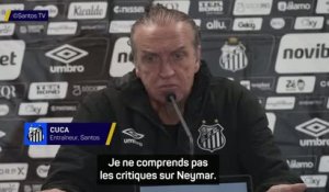 Santos - Cuca : "Je ne comprends pas les critiques sur Neymar !"
