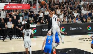 NBA : Wembanyama en patron, les Spurs reviennent à hauteur d'Oklahoma City