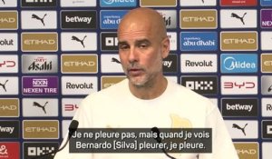 Man. City - Guardiola : “Quand je vois Bernardo Silva pleurer, je pleure”