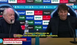 Antonio Conte contredit son président en pleine conférence de presse : « S'accrocher à ces excuses, je n'aime pas ça » - Foot - Serie A - Naples