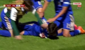 La France battue d’entrée à l’Euro U-17 par l’Italie après une bévue de son gardien Axel Decrenisse - Foot - Euro U17