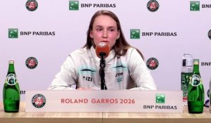 Roland-Garros 2026 - Elena Rybakina : "C'est vraiment dommage car je pense que je m'entraînais bien avant ce Roland-Garros"
