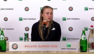 Roland-Garros 2026 - Yuliia Starodubtseva : "A quel moment j'ai réalisé que je pouvais battre Elena Rybakina ?"