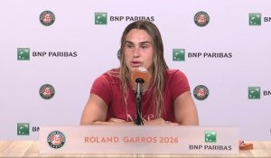 Roland-Garros 2026 - Aryna Sabalenka sur Moise Kouame : “J’étais à fond derrière lui”