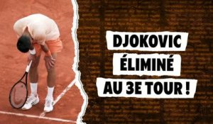 Roland-Garros - Djokovic sorti au 3e tour par Fonseca !