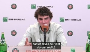 Roland-Garros - João Fonseca : "Croyez en vos rêves"