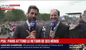Victoire du PSG: la jauge des 100.000 personnes attendues au Champs-de-Mars bientôt atteinte