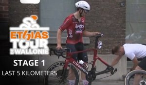Tour de Wallonie 2026 - Étape 1 - Jordi Meus remporte une 1ère étape débridée, De Lie malchanceux
