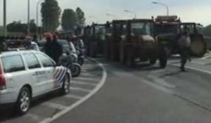 ACTU24 Manif des agriculteurs départ à Eghezée