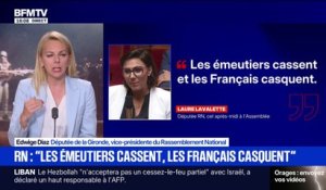 Violences/PSG: "On a toujours des casseurs galvanisés par un sentiment d'impunité", estime Edwige Diaz, députée RN