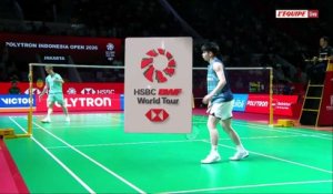 Le replay du huitième de finale d'Alex Lanier - Badminton - Open d'Indonésie