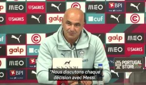 Portugal - Roberto Martínez se démarque de la gestion de Scaloni avec Messi