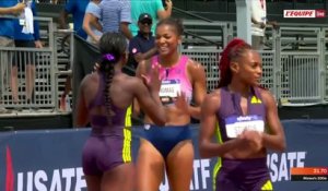 Le 200 m de Gabby Thomas en vidéo - Athlé - Lone Star Grand Prix