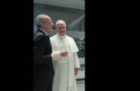 Real Madrid - Le pape Léon XIV en visite au Bernabéu