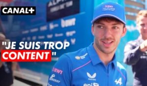 Grand Prix de Monaco : La joie de Pierre Gasly après l'annulation de sa pénalité