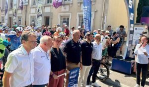 Championnats de France 2026 - Le départ de la course hommes à La Tour du Pin