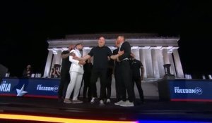 UFC Freedom 250 - Le face-à-face entre Topuria et Gaethje dégénère