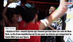 New York explose de joie après la victoire des Knicks en NBA - Basket - NBA