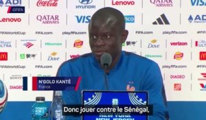Bleus - Kanté : "Pas une revanche contre le Sénégal"