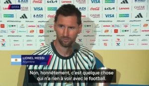 Argentine - Messi explique ses larmes et évoque des jours difficiles