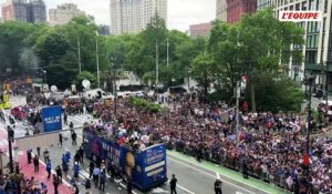 Parade en char devant une foule immense, remise des clés de la ville, show d'Alicia Keys : New York a fêté le troisième titre de champion des Knicks - Basket - NBA