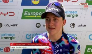 Zoe Bäckstedt : « Je dois cette victoire à mon équipe » - Cyclisme - Tour de Suisse (F)