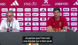 Belgique - Courtois se prépare à tout face à l'Iran qu’il estime dangereux