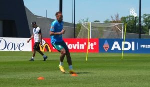 Brésil - Neymar continue sa préparation et s'entraine plus intensément
