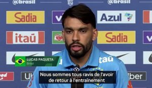 Paqueta heureux du retour de Neymar - Coupe du monde - Brésil